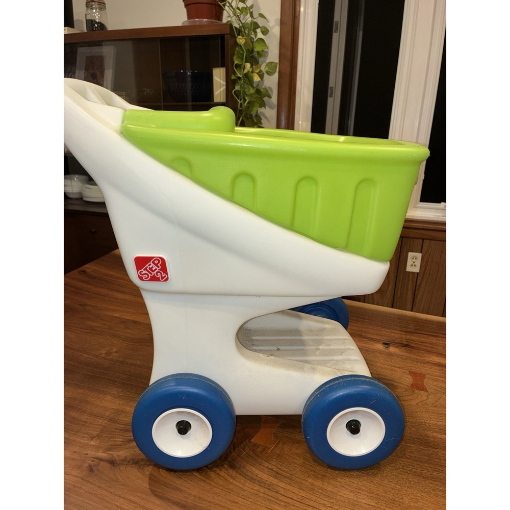 Vintage Step 2 Little Helpers Child Grocery Shopping Pretend Cart Preschool Toy